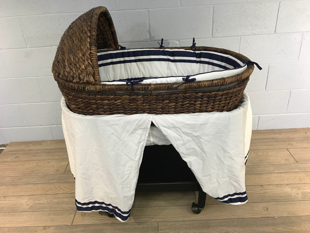 Restoration Hardware Heirloom Seagrass & Mattress Set