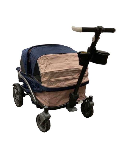 used Gladly Family Anthem4 Classic 4 Seater All Terrain Wagon Stroller, Sand and Sea