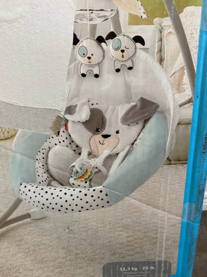 Fisher-Price® Dots & Spots Puppy Cradle 'n Swing - Balançoire pour bébé