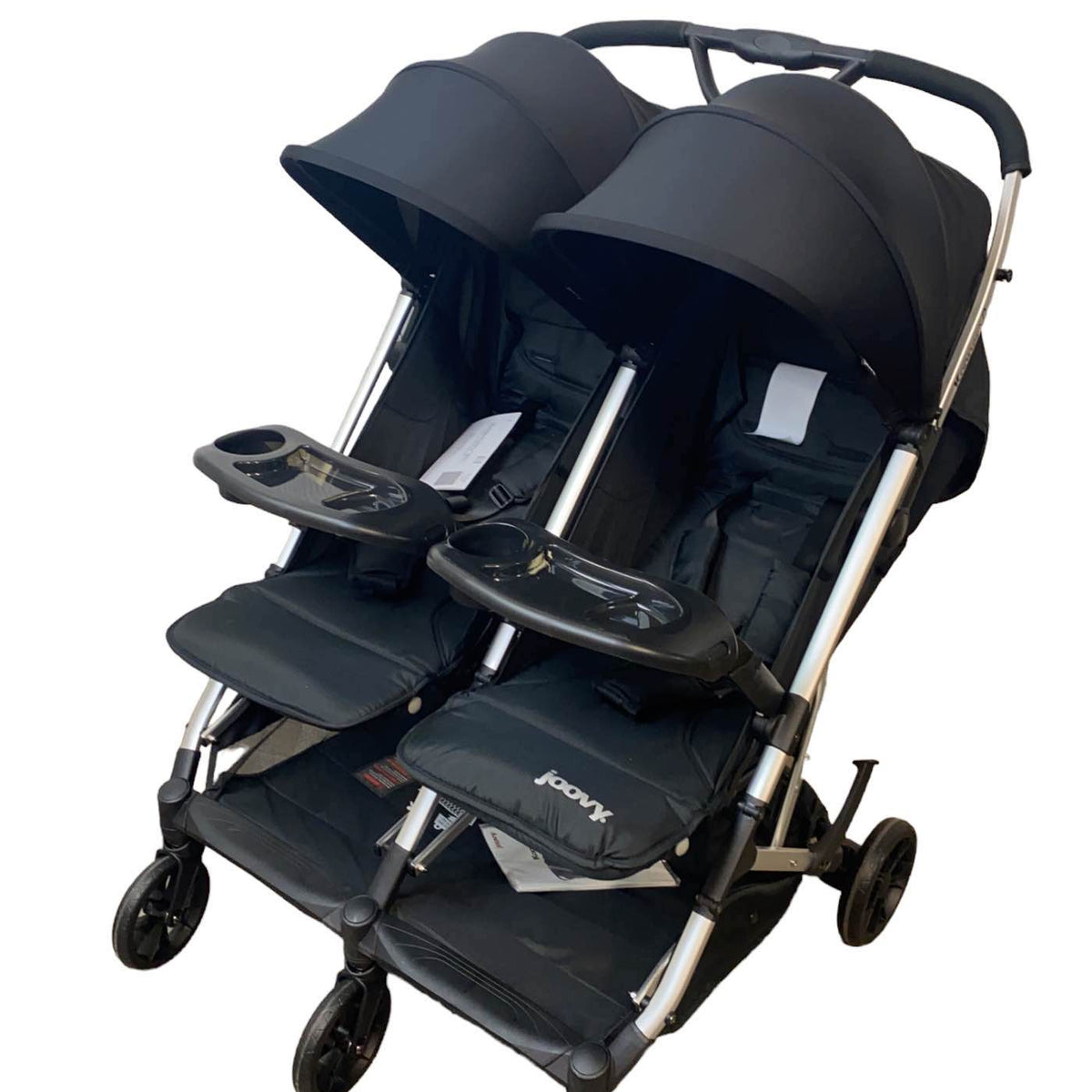 Joovy Kooper X2 Double Stroller, Black, 2021