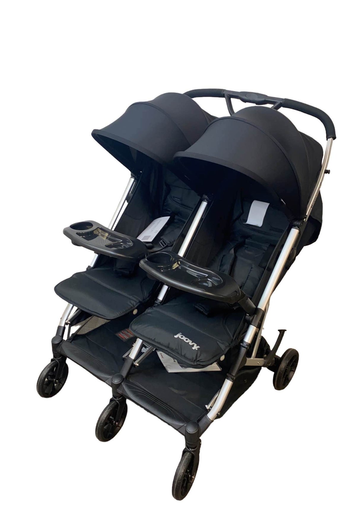 Joovy Kooper X2 Double Stroller, Black, 2022