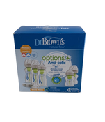 used Dr. Brown's Options+ Anti Colic Wide Neck 3 Pack 9oz And 2 Pack 5oz