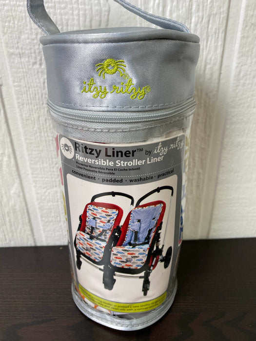 used Itzy Ritzy Ritzy Reversible Stroller Seat Liner