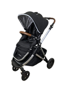 secondhand Mockingbird Single Stroller, 2023, Black, Windowpane, Silver With Penny Leather