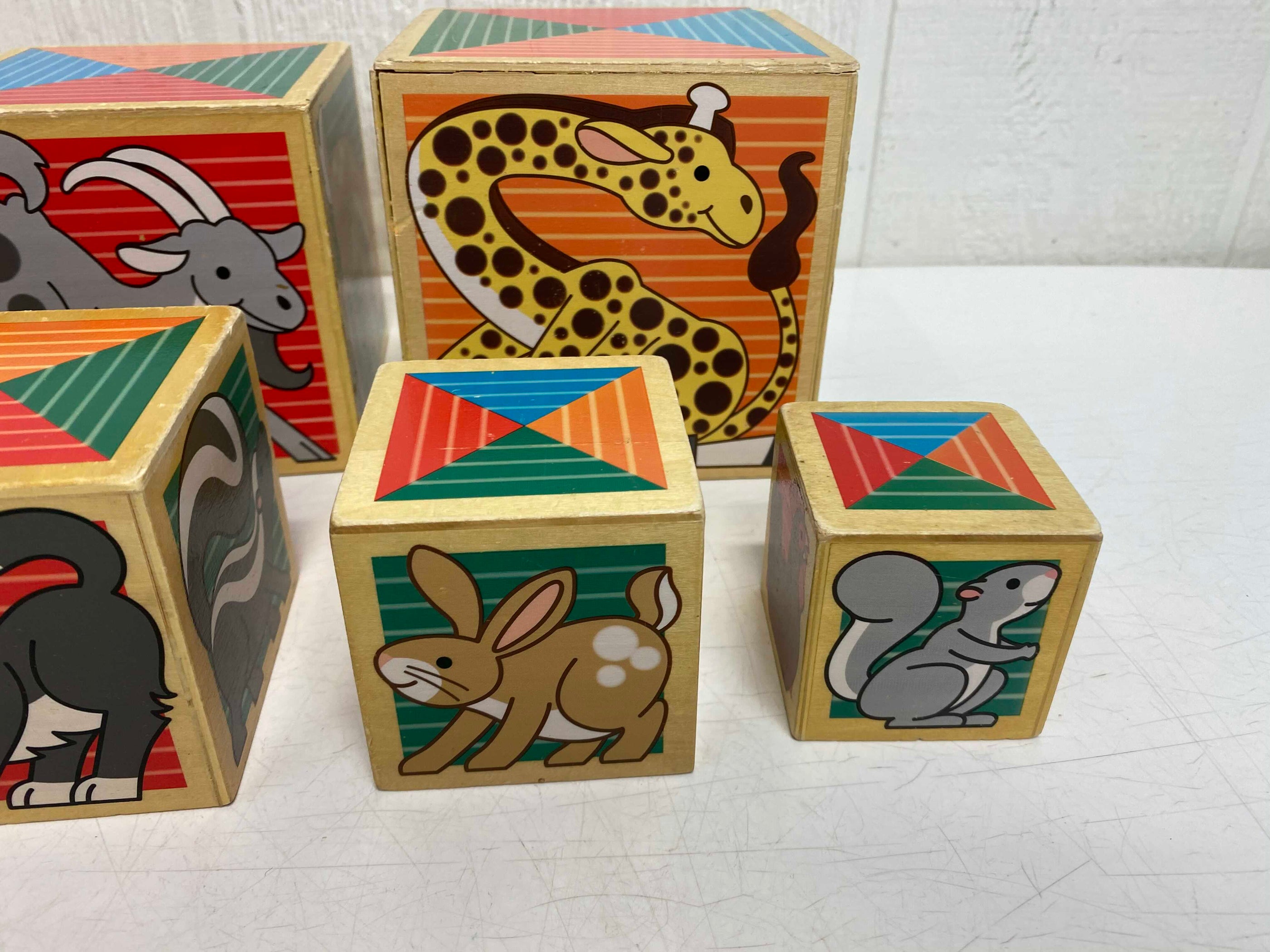 Melissa & Doug Wooden Nesting Blocks, Animals — GoodBuy Gear