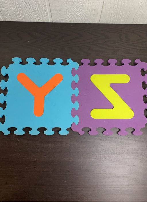 secondhand B. toys Alphabet Foam Tiles