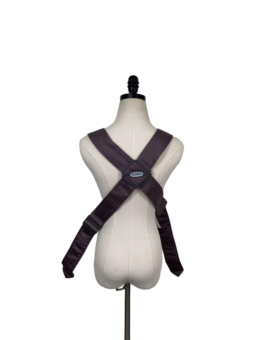 Shop BabyBjorn Baby Carrier Mini, Dark Purple Woven at GoodBuy Gear