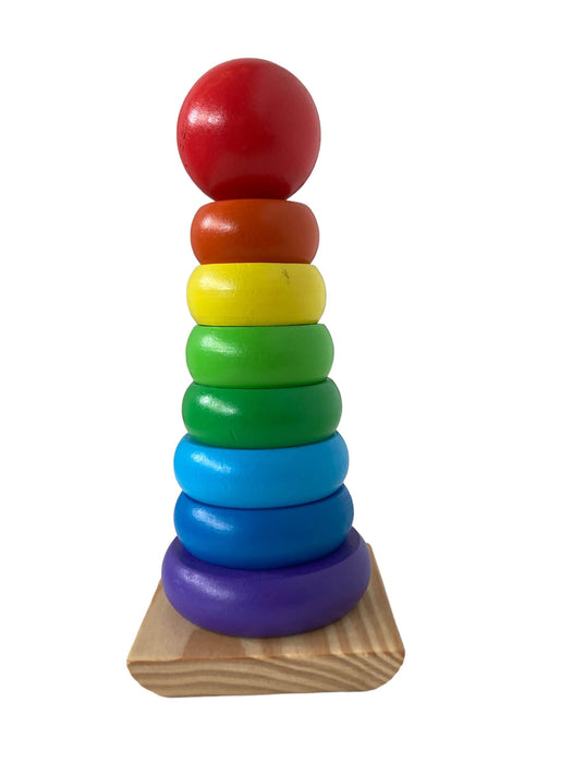 used Melissa & Doug Rainbow Stacker Classic Toy