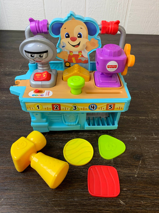 used Fisher Price Laugh & Learn Busy Learning Tool Bench