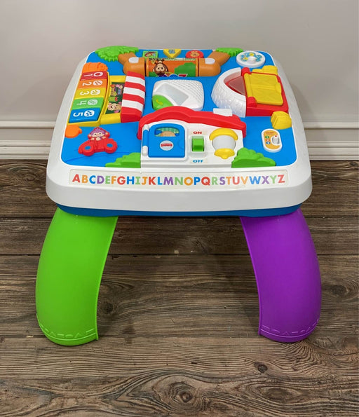 used Fisher Price Laugh And Learn Around The Town Learning Table