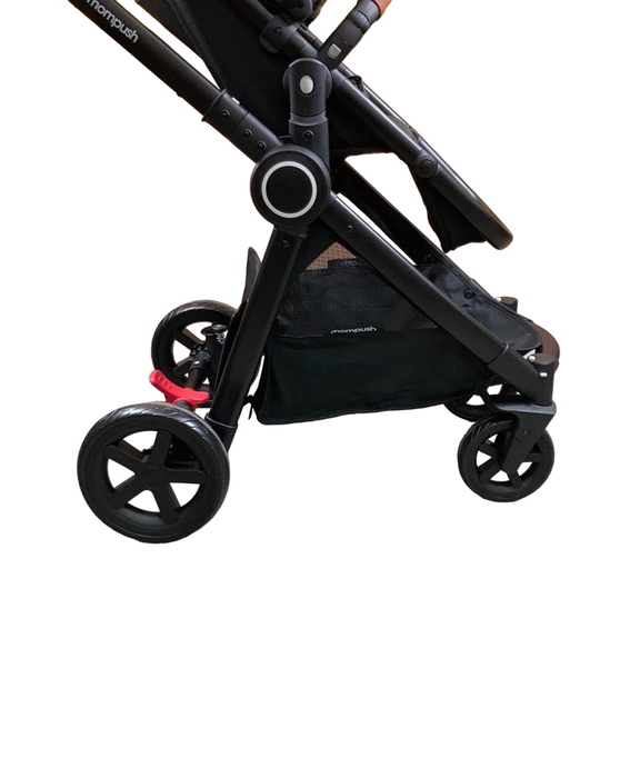 secondhand Mompush Ultimate 2 Baby Stroller, 2022, Black with Black Frame