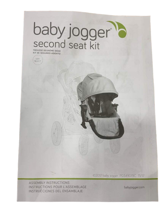 used Baby Jogger City Select Seat, Paloma