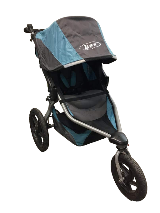 used BOB Revolution Flex Single Jogging Stroller, 2018, Teal