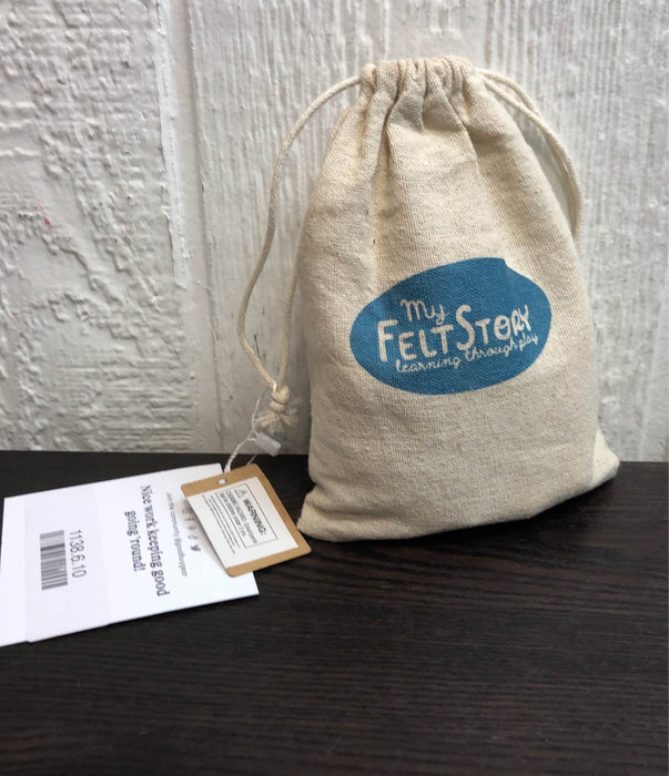 secondhand My Felt Story Feeling Peg Dolls, Muted Colors