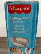 secondhand Fisher Price Soothing View Bassinet, Rainbow Showers