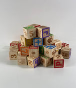 used Playskool Wooden Blocks Set