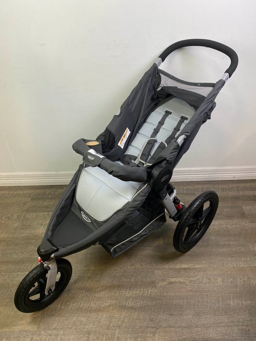 used Graco Relay Click Connect Travel System, Glacier