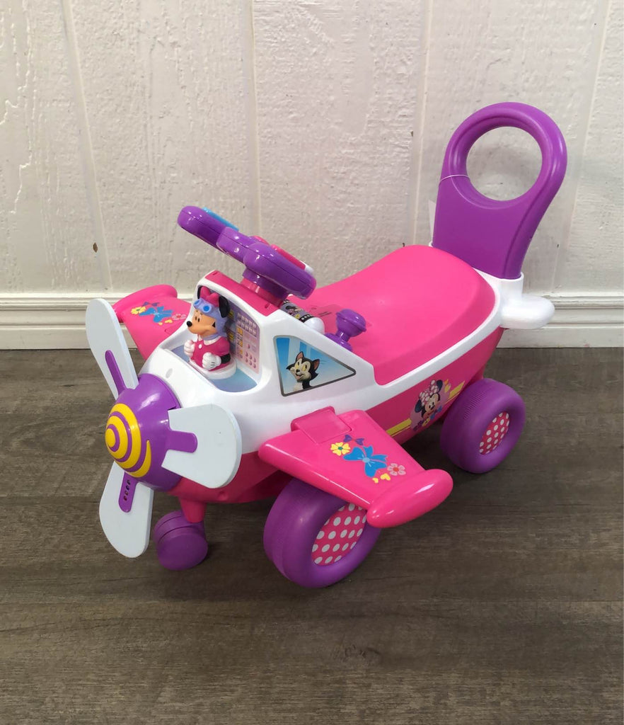 Kiddieland Minnie Mouse Plane Rideon