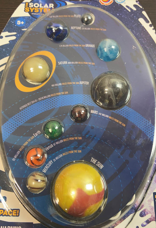 secondhand MegaFun Solar System Marble Set