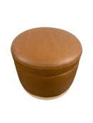 Shop Babyletto Naka Storage Ottoman, Vegan Tan Leather/Light Base at GoodBuy Gear