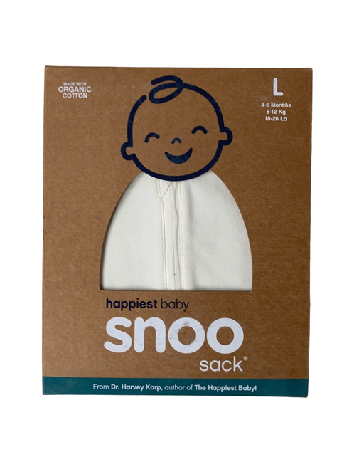 used Happiest Baby SNOO Sack, Large (18-25 lbs), Ivory