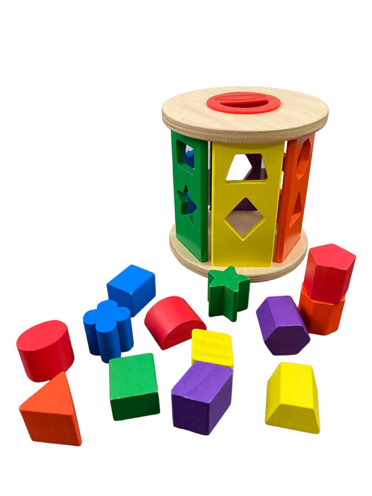 used Melissa & Doug Match and Roll Shape Sorter