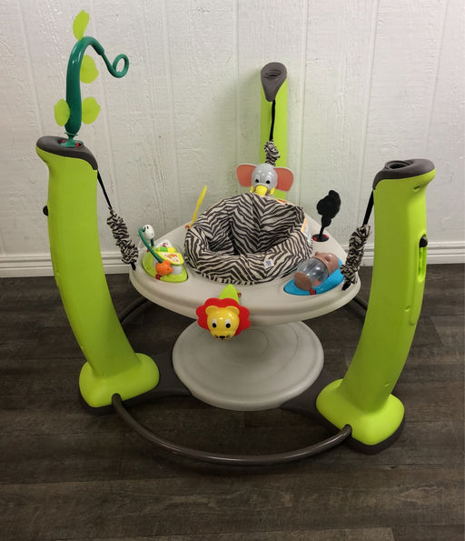 used Evenflo ExerSaucer Jump And Learn Activity Center, Jungle Quest