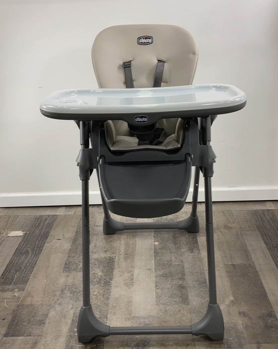 secondhand Chicco Polly Highchair, Taupe