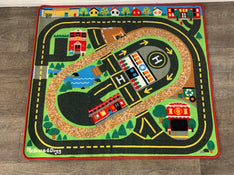 secondhand Melissa & Doug Deluxe Road Rug Play Set