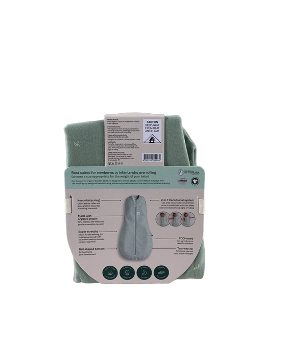 secondhand ErgoPouch Cocoon Swaddle Bag, 1.0 TOG, Sage, 0000