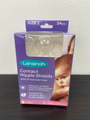 used Lansinoh Nipple Shields for Breastfeeding, Size 2