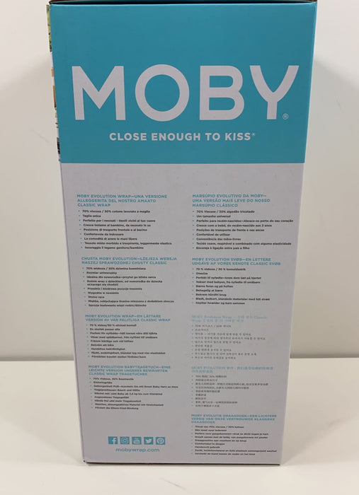 secondhand Moby Wrap Baby Carrier, Caramel