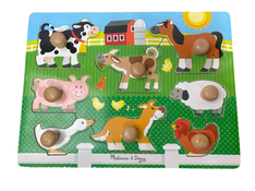 used Melissa & Doug Jumbo Knob Puzzle