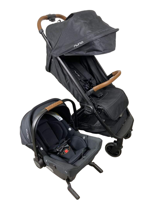 used Nuna TAVO PIPA Travel System, Caviar, 2022