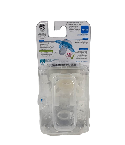 secondhand MAM Newborn Pacifier, 2 pack
