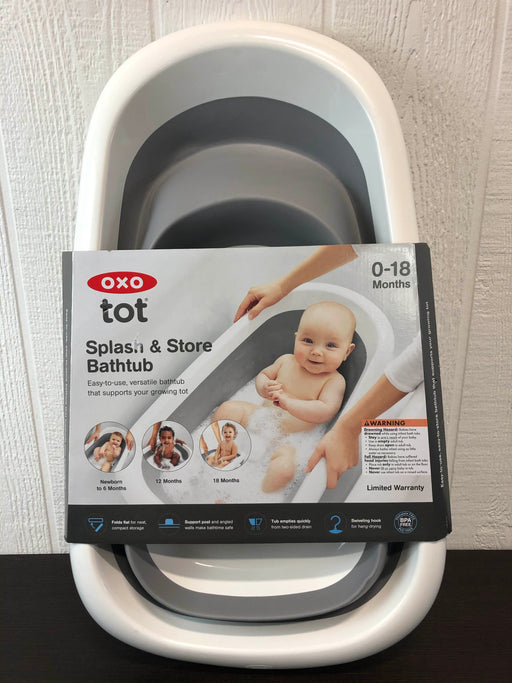 used OXO Tot Splash & Store Baby Bathtub