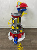 used Paw Patrol Mighty Pups Super PAWs Lookout Tower Playset