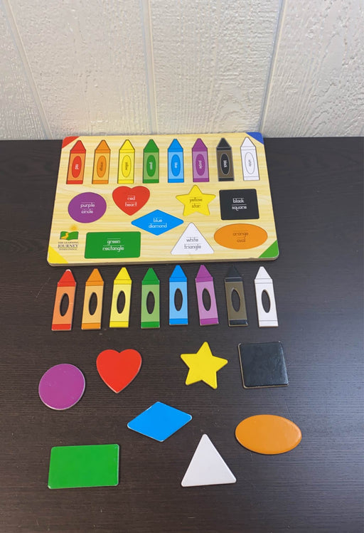 used The Learning Journey Lift & Learn Colors & Shapes Puzzle