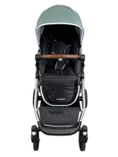 secondhand Mockingbird Single to Double Stroller, 2022, Silver with Penny Leather, Windowpane, Sage