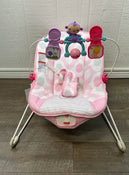 used Fisher Price Baby Bouncer, Pink Ellipse