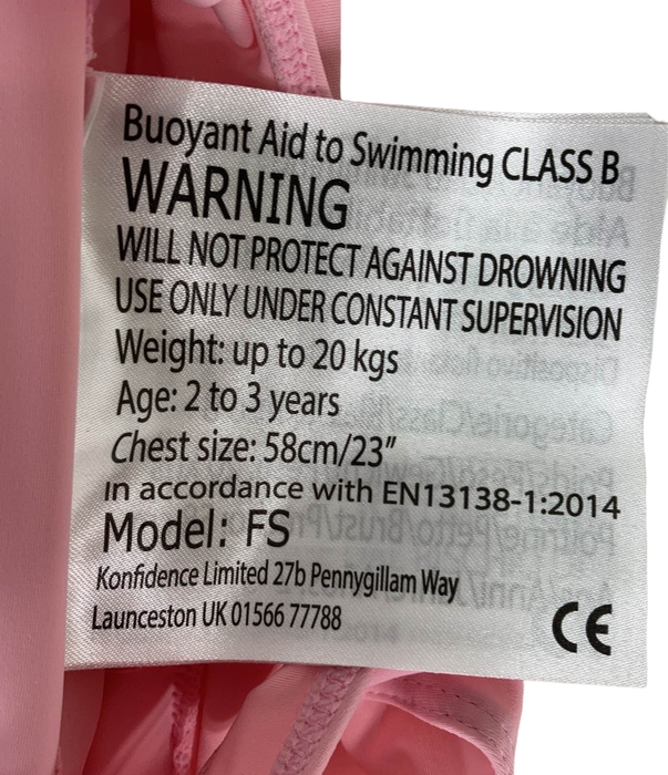 Shop Konfidence Floatsuit, 2-3 yrs, Pink Breton Stripe at GoodBuy Gear