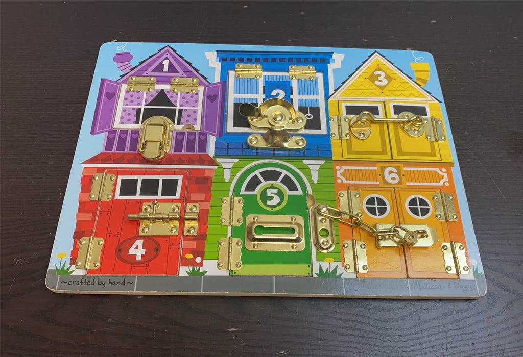 used Melissa & Doug Latches Board