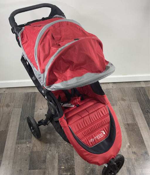 used Baby Jogger City Mini GT Single Stroller, 2018, Crimson