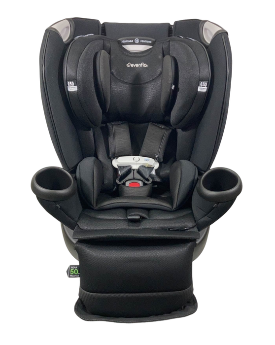 secondhand Evenflo Gold Revolve 360 Extend All-in-one Rotational Car Seat With SensorSafe, 2023 Onyx