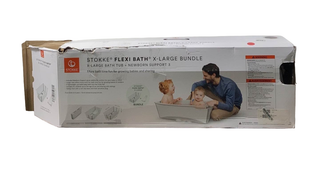 used Stokke Flexi Bath Bundle Pack, Large, White