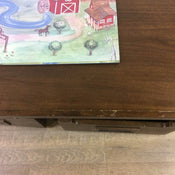 used Pottery Barn Kids Activity Table with Storage Carts