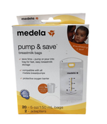 used Medela Pump And Save Breastmilk Bags