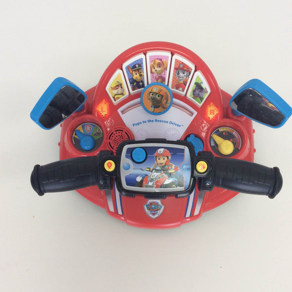 Vtech paw best sale patrol steering wheel