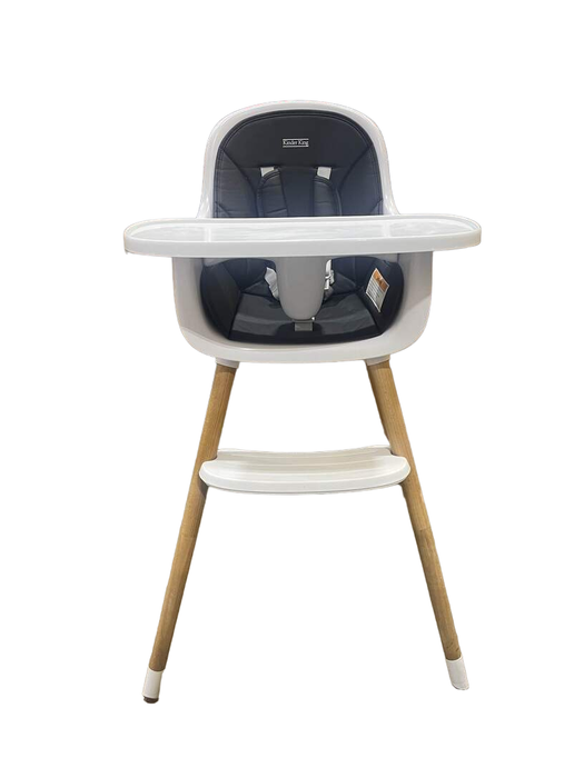 secondhand Kinder King Convertible High Chair, Black