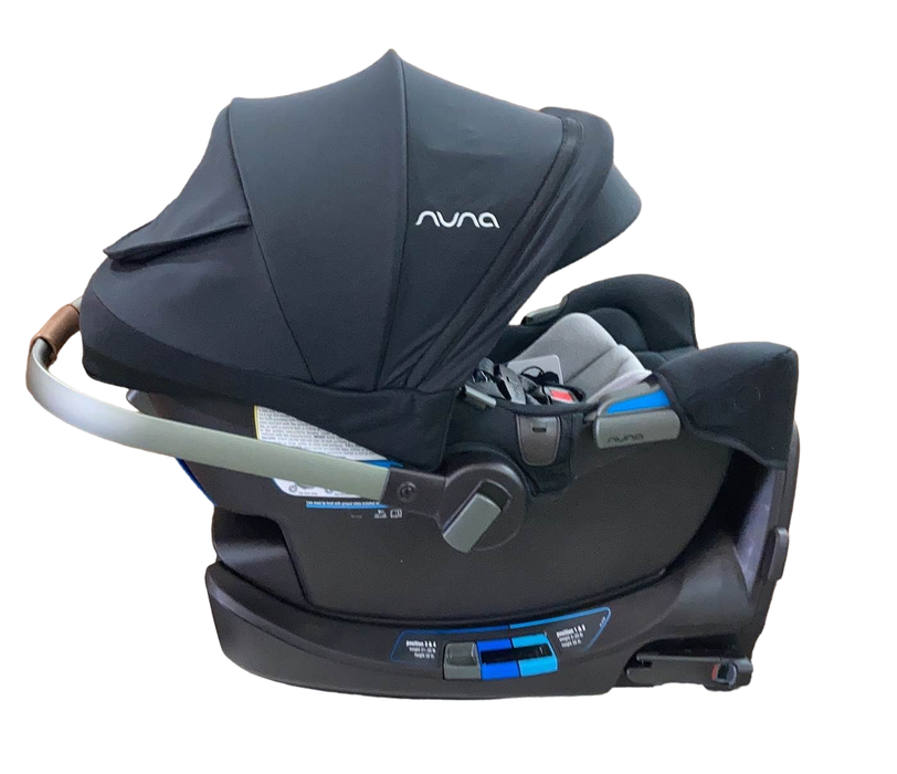 secondhand Nuna PIPA rx Infant Car Seat, 2023, Caviar